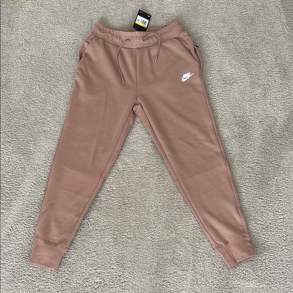 Nike pink/tan Jogger Sweatpants with Elastic Cuffs